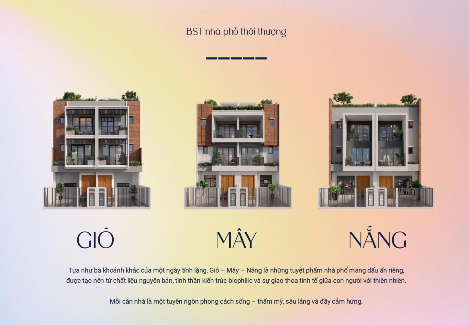 Mẫu nhà Nhà phố Thời thượng 